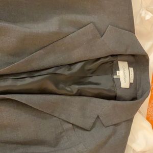 Calvin Klein Charcoal Grey Suit with Tags
